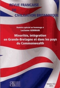 Revue française de civilisation britannique vol XVII(2)/2012  