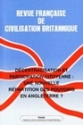 REVUE FRANCAISE DE CIVILISATION BRITANNIQUE, VOL. XIII(2)/PRINTEMPS 2