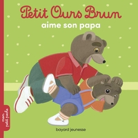 PETIT OURS BRUN AIME SON PAPA