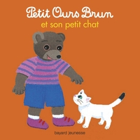 PETIT OURS BRUN ET SON PETIT CHAT