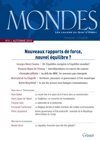 Mondes n°5 - Les cahiers du Quai d'Orsay