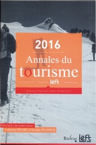 2016 ANNALES DU TOURISME