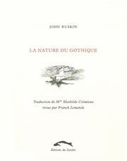 LA NATURE DU GOTHIQUE