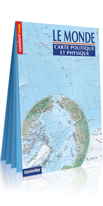 CARTE DU MONDE : POLITIQUE ET PHYSIQUE (CARTE XXL)