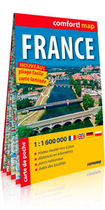 FRANCE 1/1M600 (CARTE DE POCHE LAMINEE)