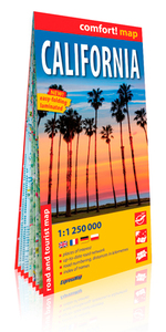 CALIFORNIE 1/1.250.000 (GB) (COMFORT !MAP, LAMINE