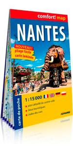 NANTES 1/15.000 (CARTE FORMAT DE POCHE LAMINEE)
