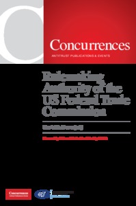 RULEMAKING AUTHORITY OF THE US FEDERAL TRADE COMMISSION