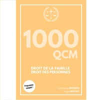 1000 QCM - Droit de la famille & des personnes (licence)