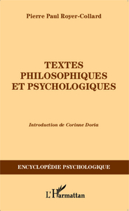 Textes philosophiques et psychologiques