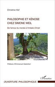 Philosophie et kénose chez Simone Weil