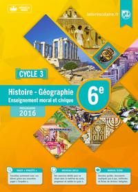 Histoire Géographie EMC 6e, Livre de l'élève