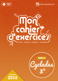Cyclades 3e, Cahier d'activités