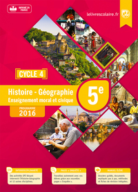 Histoire Géographie EMC 5e, Livre de l'élève