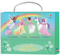 Ma valisette J'habille mes amies Les fées ballerines, Les sirènes, Les fées princesses et Les licornes - Dès 5 ans