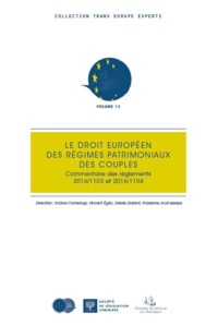 LE DROIT EUROPEEN DES REGIMES PATRIMONIAUX DES COUPLES