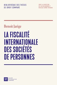 La fiscalité internationale des sociétés de personnes