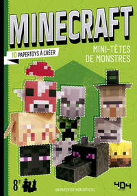 Minecraft - 10 papertoys mini-têtes de monstres