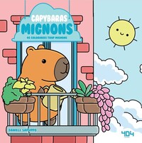 Coloriages cosy - Capybaras trop mignons !