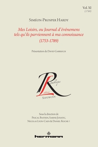 Mes loisirs ou Journal d'événemens tels qu'ils parviennent à ma connoissance (1753-1789), Volume 11
