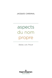 Aspects du nom propre