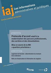 Protocole d'accord relatif à la modernisation des parcours - n°11-2015