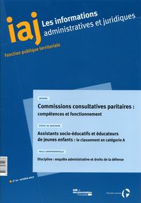 Commissions consultatives paritaires - n°10-2017