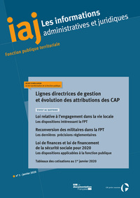 Lignes directrices de gestion et évolution des attributions des CAP