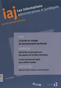 La prise en charge du fonctionnaire territorial