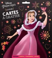 DISNEY PRINCESSES - POCHETTE CARTES A GRATTER - SPECIAL NOEL