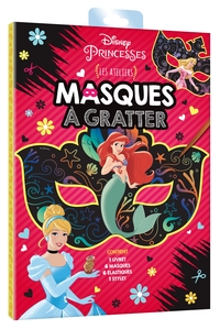 DISNEY PRINCESSES - Pochette Les Ateliers - Masques à gratter