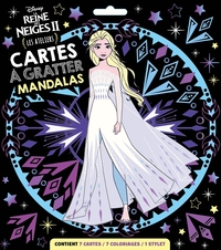 LA REINE DES NEIGES - LES ATELIERS DISNEY - MANDALAS A GRATTER - DISNEY