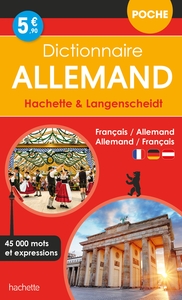 DICTIONNAIRE POCHE HACHETTE LANGENSCHEIDT - BILINGUE ALLEMAND