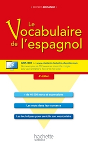 Le vocabulaire de l'espagnol