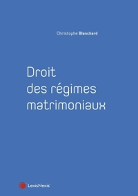 DROIT DES REGIMES MATRIMONIAUX