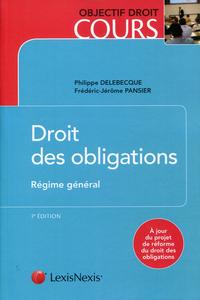 DROIT DES OBLIGATIONS   REGIME GENERAL