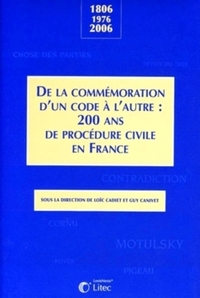 colloque commemoration bicentenaire code procedure civile