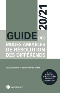 Guide des modes amiables de résolution des differends 2020/2021