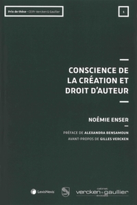 CONSCIENCE DE LA CREATION ET DROIT D AUTEUR