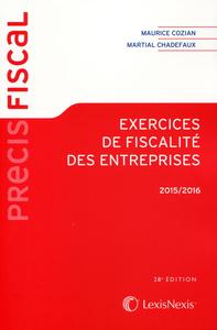 EXERCICES DE FISCALITE DES ENTREPRISES 2015 2016