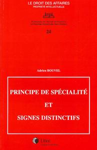PRINCIPE DE SPECIALITE ET SIGNES DISTINCTIFS