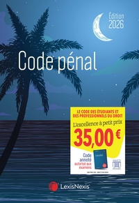Code pénal 2026 -  Jaquette Blue beach
