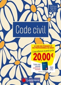 Code civil 2027 - jaquette Marguerites