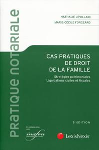 CAS PRATIQUE DE DROIT DE LA FAMILLE   STRATEGIES PATRIMONIALES  LIQUIDATIONS CIV