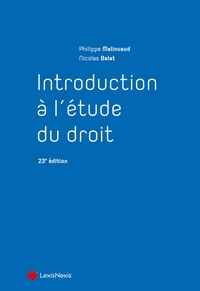 Introduction à l'étude du droit