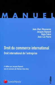 droit du commerce international 4e