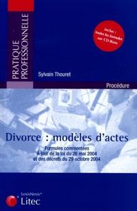 Divorce : modèles d'actes