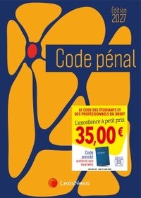 Code pénal Jaquette 2027 - Jaquette  Flower power