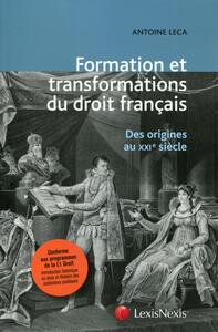 La formation et les tranformations du droit français