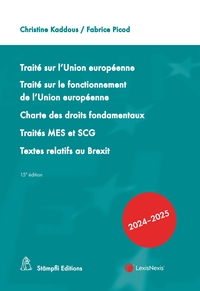 TRAITE SUR L'UNION EUROPEENNE - CHARTE DES DROITS FONDAMENTAUX - TRAITES MES ET SCG